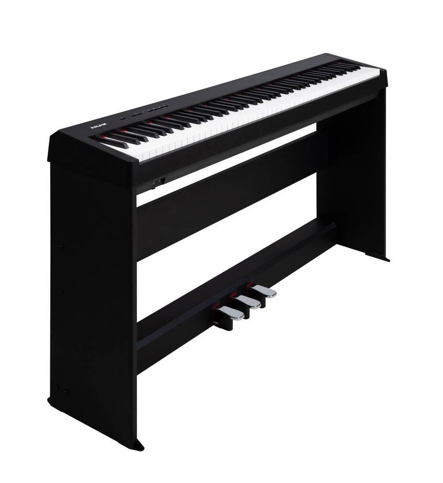NUX NPK-10-BK+stand2 - цифровое пианино со стойкой и блоком педалей (комплект)
