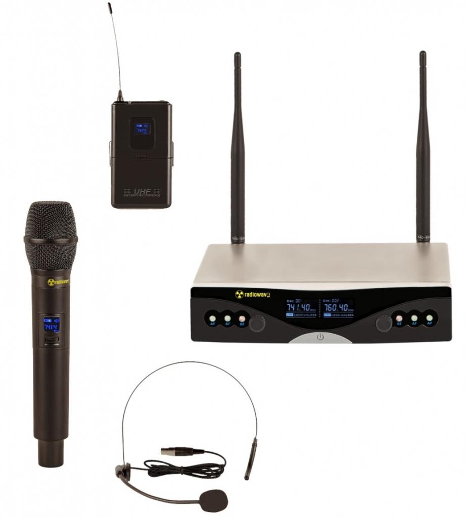 RADIOWAVE UHH-400 - радиосистема с ручным и головным микрофонами