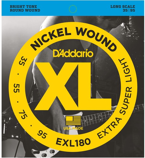 D'ADDARIO EXL 180 - комплект струн для бас гитары    