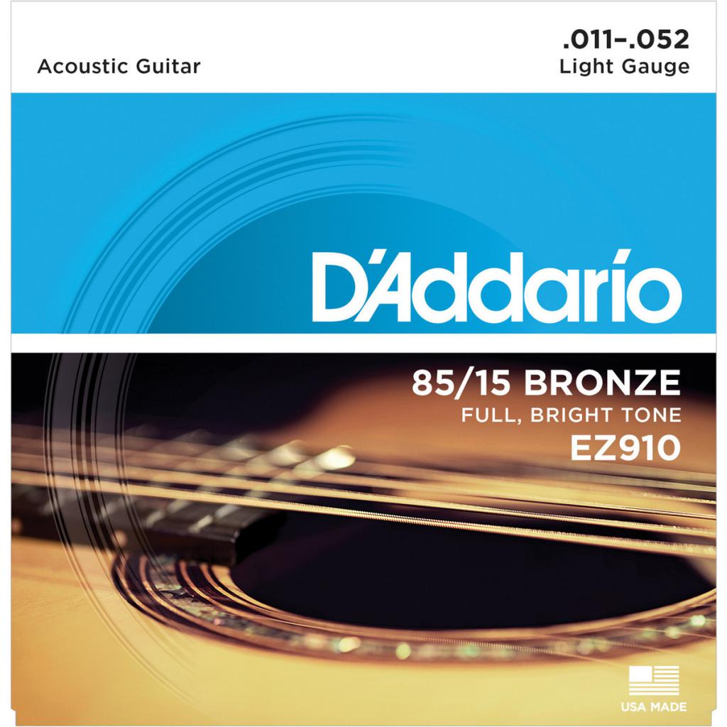 D'ADDARIO EZ 910  - комплект струн для акустической гитары              