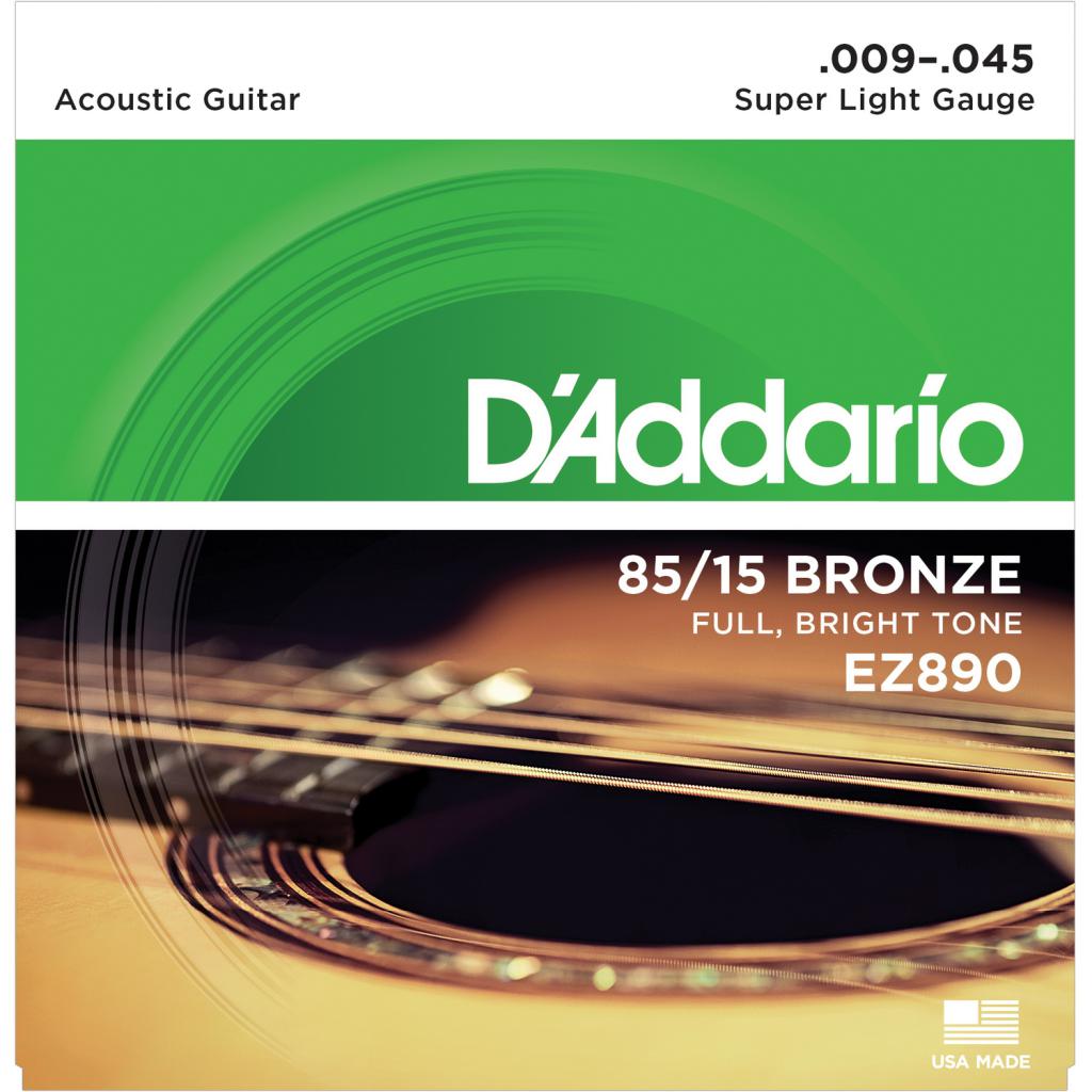 D'ADDARIO EZ 890 - комплект струн для акустической гитары       