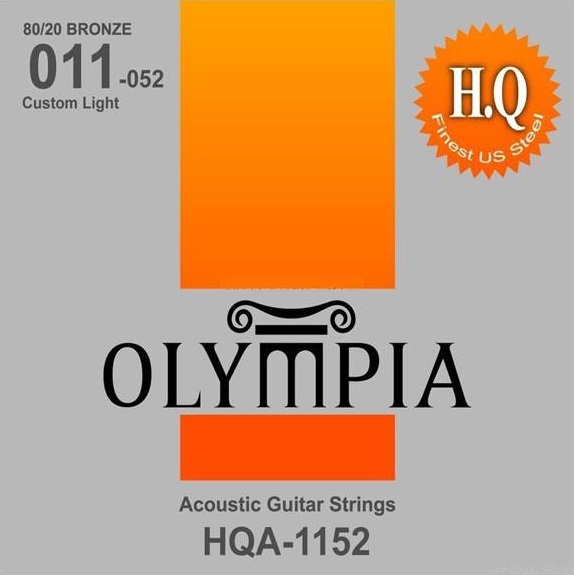 OLYMPIA HQA1152 - комплект струн для акустической гитары (11-52), бронза 80/20