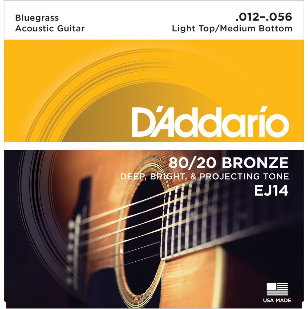 D'ADDARIO EJ 14 - комплект струн для акустической гитары  