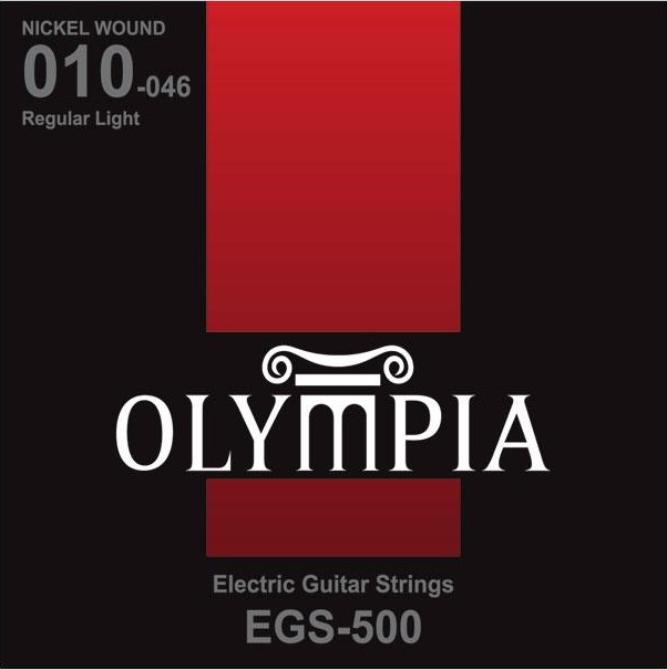 OLYMPIA EGS500 - комплект струн для электрогитары (10-46), никелевое покрытие