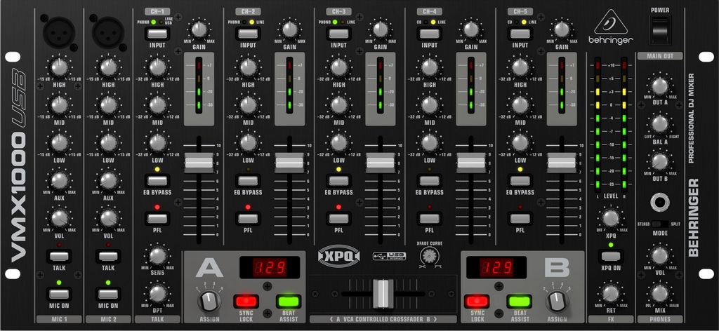 BEHRINGER VMX 1000 USB - DJ    