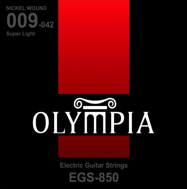 OLYMPIA EGS850 - комплект струн для электрогитары (9-42), никелевое покрытие