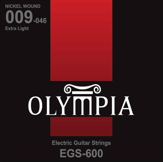 OLYMPIA EGS600 - комплект струн для электрогитары (9-46), никелевое покрытие