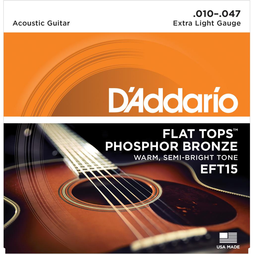 D'ADDARIO EFT 15 - комплект струн для акустической гитары 
